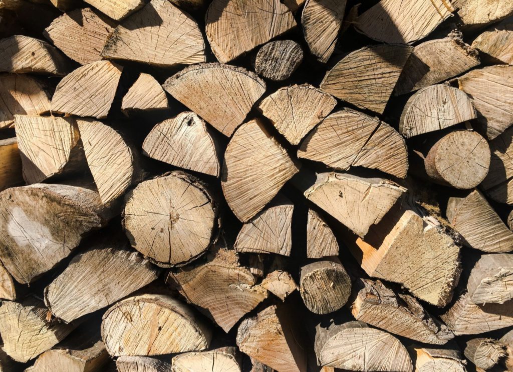stacked logs